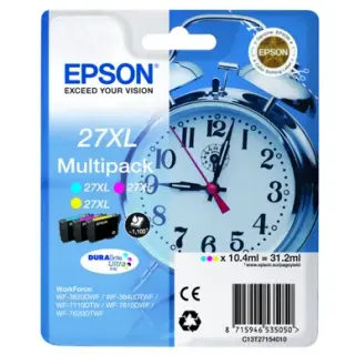 Produktfoto för Epson Bläckpatron EPSONC13T27154012 XL CMY3/FP