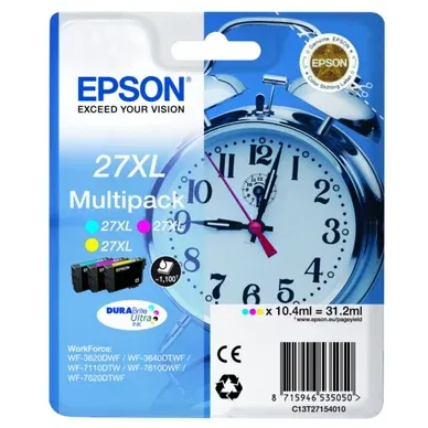 Alternativ bild 0 för Epson Bläckpatron EPSONC13T27154012 XL CMY3/FP