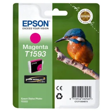 Alternativ bild 0 för Epson Bläckpatron, Kingfisher, T1593, Ultra Chrome HI Gloss 2, magenta, singelförpackning, C13T15934010