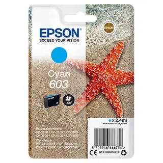 Produktfoto för Epson Bläckpatron T03U 603 Cyan