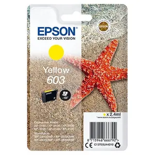 Produktfoto för Epson Bläckpatron T03U 603 Gul