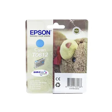 Alternativ bild 0 för Epson Bläckpatron, T0612, C13T06124010, Teddy, DURABrite Ultra, bläckpatron, cyan, singelförpackning