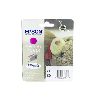 Alternativ bild 0 för Epson Bläckpatron, T0613, C13T06134010, Teddy, DURABrite Ultra, cyan, singelförpackning