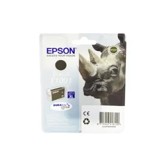 Produktfoto för Epson Bläckpatron T1001, C13T10014010, Rhino, DURABrite Ultra-bläck, svart, singelförpackning