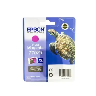 Produktfoto för Epson Bläckpatron, T1573, UltraChrome, levande magenta, C13T15734010