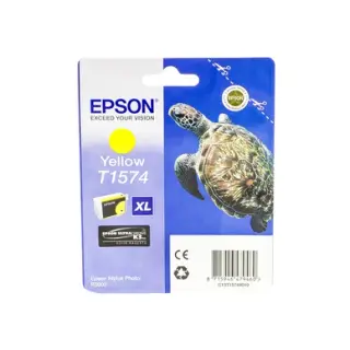 Produktfoto för Epson Bläckpatron, T1574, UltraChrome, gul, C13T15744010