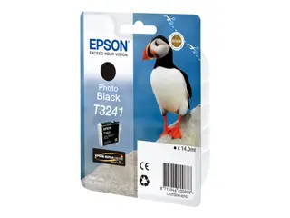 Produktfoto för Epson Bläckpatron, T3241, UltraChrome, svart, C13T32414010