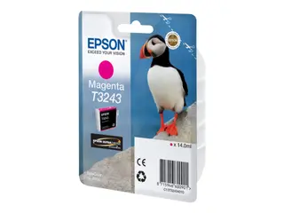 Produktfoto för Epson Bläckpatron, T3243, UltraChrome, magenta, C13T32434010