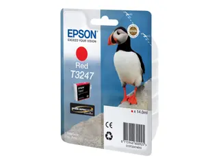 Produktfoto för Epson Bläckpatron, T3247, UltraChrome, röd, C13T32474010