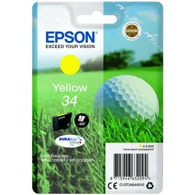 Alternativ bild 0 för Epson Bläckpatron T3464 Gul