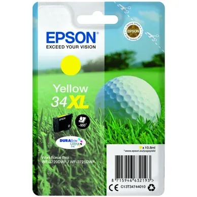 Alternativ bild 0 för Epson Bläckpatron T3474 XL Gul
