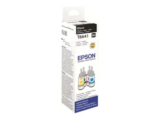 Produktfoto för Epson Bläckrefill, C13T664140, T6641, svart, singelförpackning