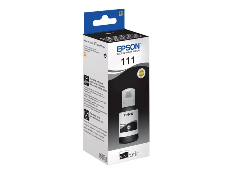 Alternativ bild 0 för Epson Bläckstrålepigment i flaska 111 C13T03M140, 120 ml, svart