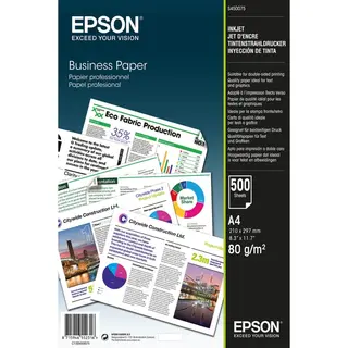Produktfoto för Epson Business Paper - A4 (210 x 297 mm) - 80 g/m² - 500 sheet(s) plain paper