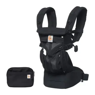 Produktfoto för Ergobaby Bärsele Omni 360 Cool Air Mesh Onyx Black