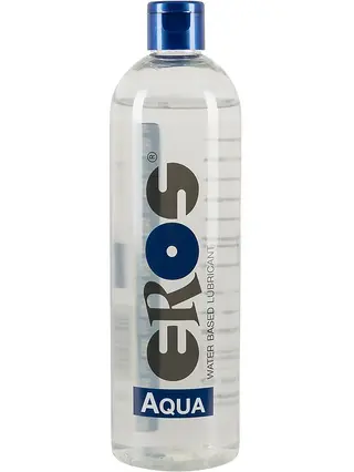 Produktfoto för Eros Aqua: Vattenbaserat Glidmedel (Flaska), 500 ml