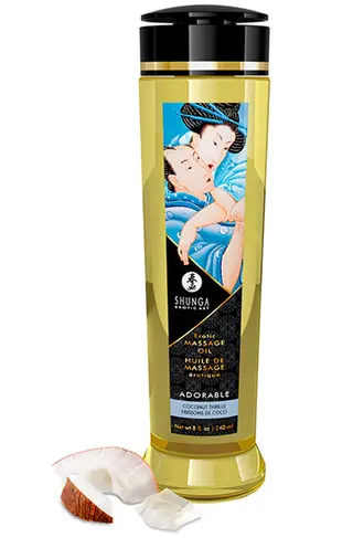Produktfoto för Erotisk Massageolja - Adorable Coconut 240 ml