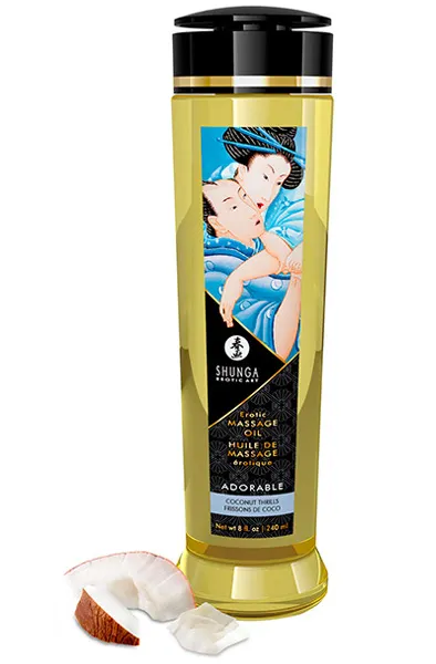 Bild 2 för Erotisk Massageolja - Adorable Coconut 240 ml