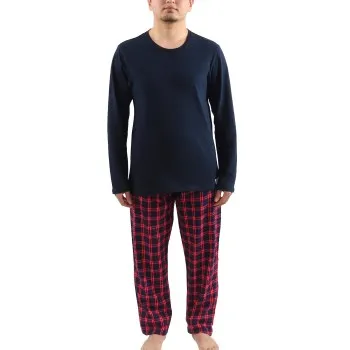 Alternativ bild 0 för Esprit George Pyjamas Set Blå/Röd bomull X-Large Herr