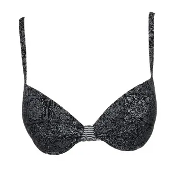 Alternativ bild 0 för Esprit San Diego Beach Padded Push Up Bikini Svart B 85 Dam