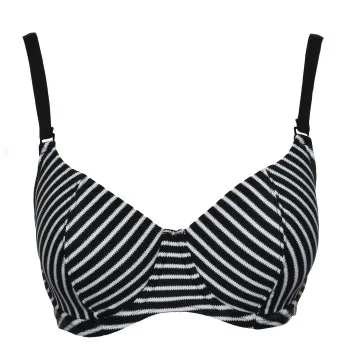 Alternativ bild 0 för Esprit Silverline Beach Padded Underwire Bikini Svart D 85 Dam