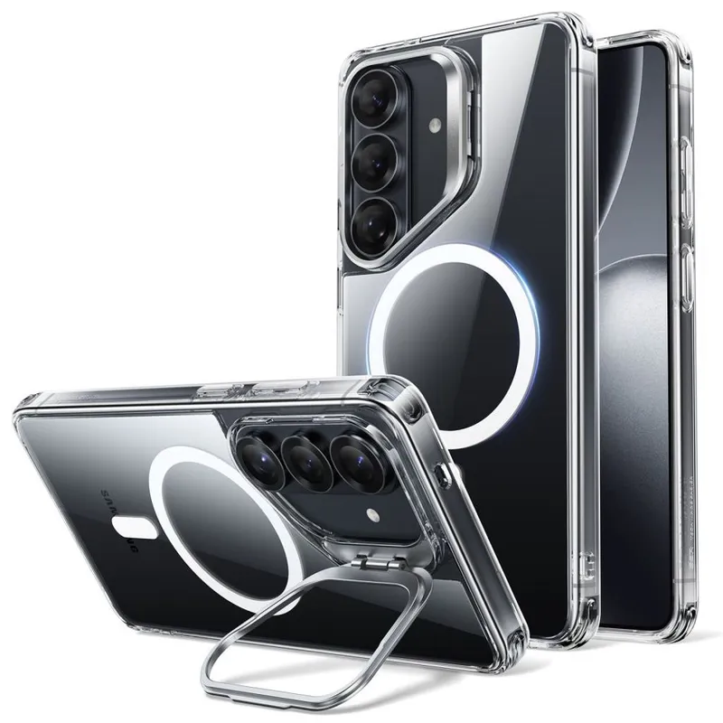 Alternativ bild 0 för ESR Classic Hybrid Kickstand MagSafe Skal till Samsung Galaxy S26 - Transparent