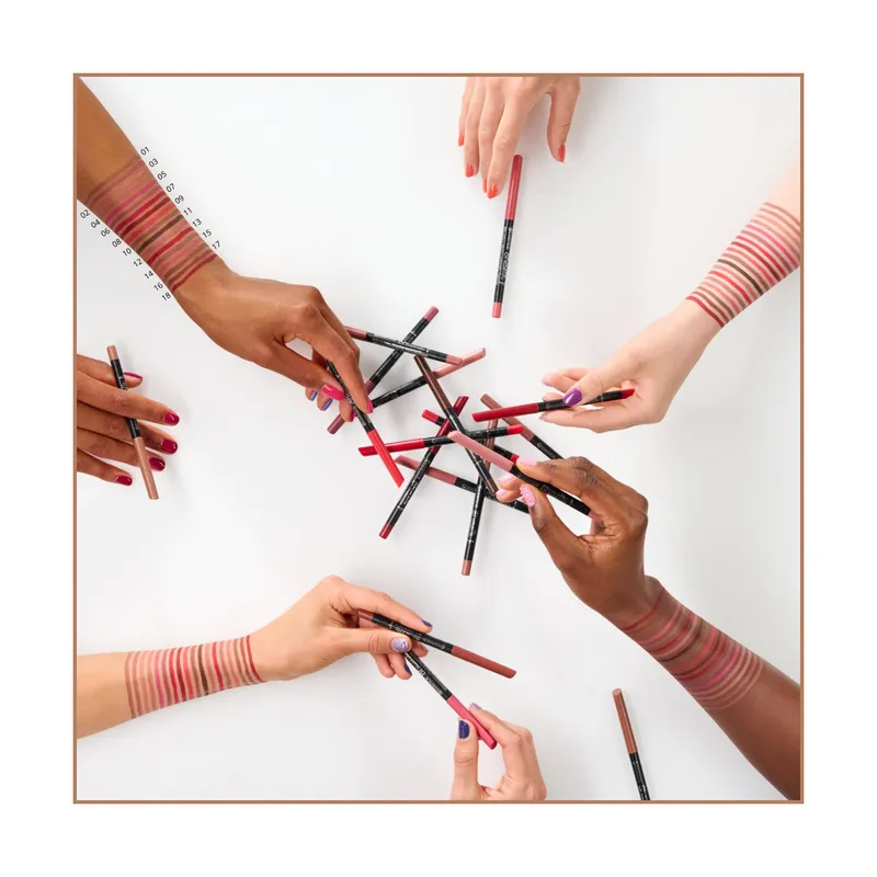 Bild 5 för essence 8H Matte Comfort Lipliner 10 12 Cushion Talk