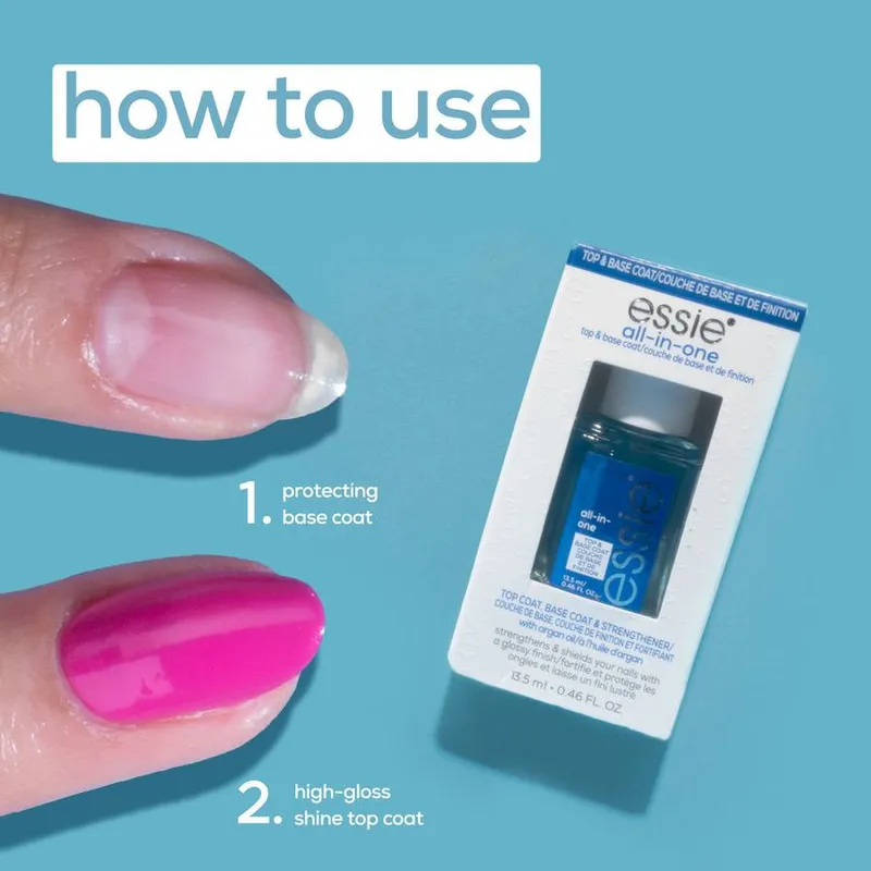 Bild 3 för Essie All-In-One Base + Top Coat 13,5 ml