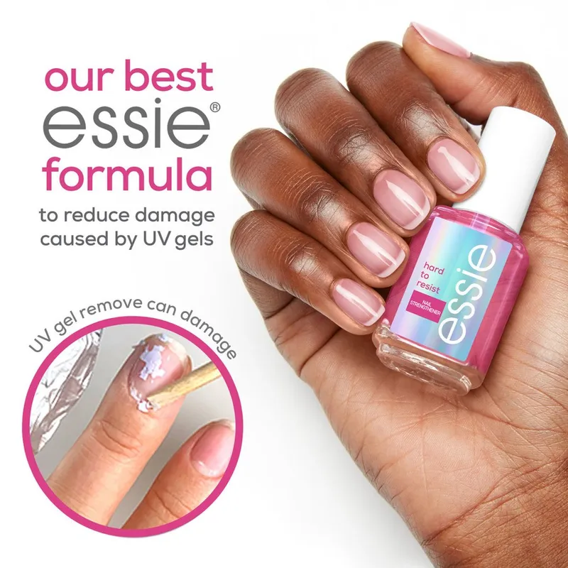 Bild 4 för Essie Hard to Resist Nail Strengthener Sheer Pink 13,5 ml