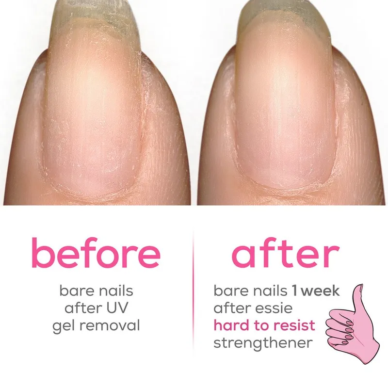 Bild 10 för Essie Hard to Resist Nail Strengthener Sheer Pink 13,5 ml