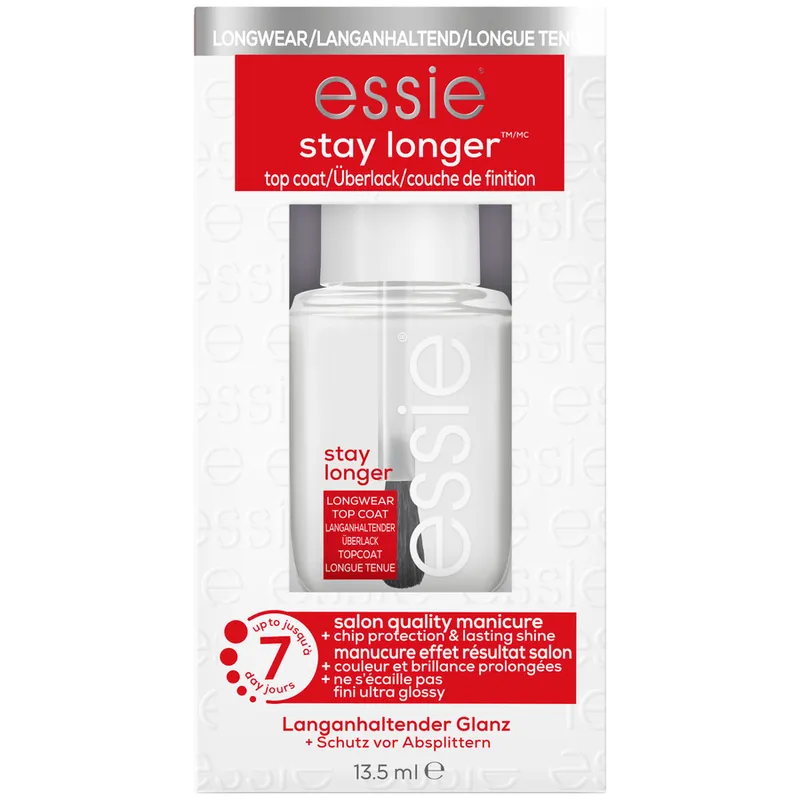 Bild 2 för Essie Top coat stay longer longwear topcoat 13,5 ml
