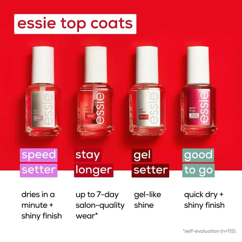 Bild 11 för Essie Top coat stay longer longwear topcoat 13,5 ml