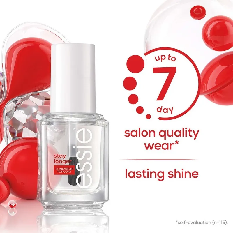 Bild 9 för Essie Top coat stay longer longwear topcoat 13,5 ml