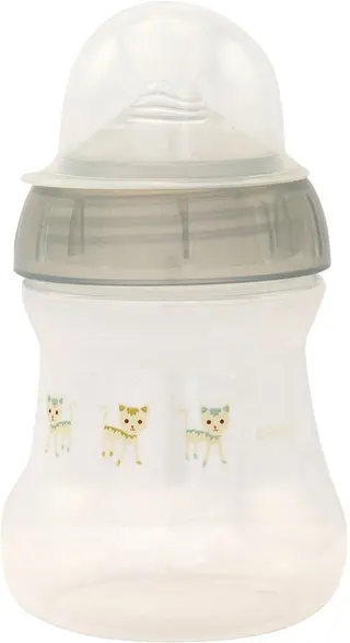 Produktfoto för Esska Esprit Anti-kolik Nappflaska 180 ml (Grå Katt)