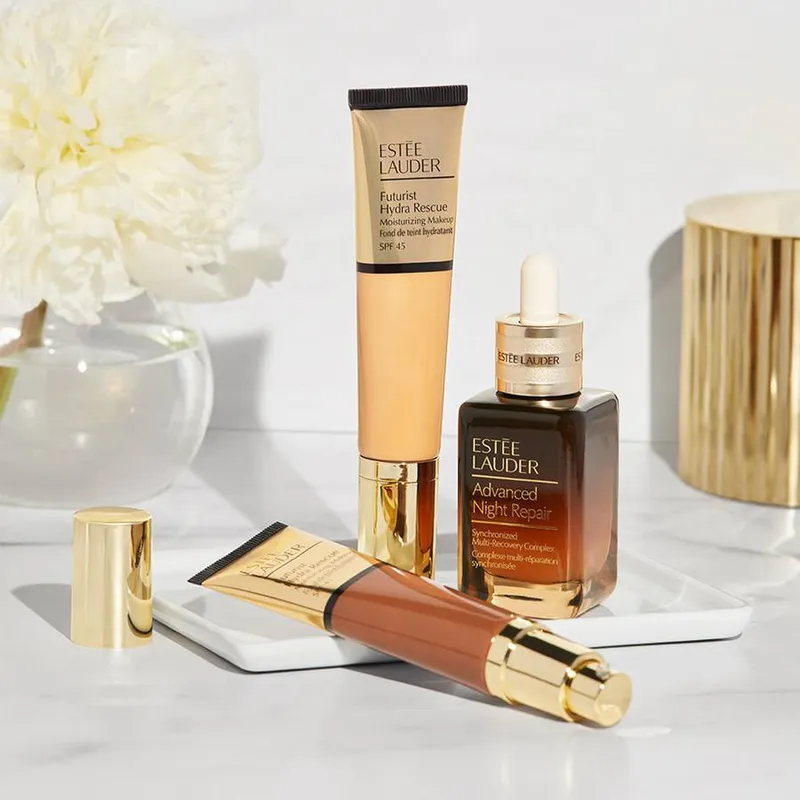Bild 4 för Estée Lauder Futurist Hydra Rescue Moisturizing Makeup SPF45 5N2 Amber
