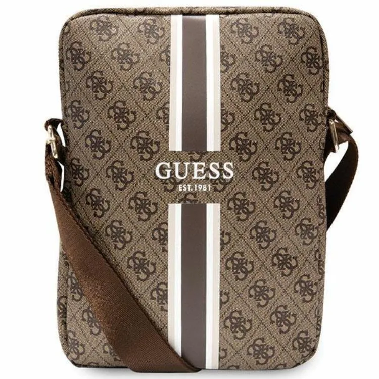 Alternativ bild 0 för Etui na tablet Guess Guess 4G Stripes Tablet Bag - Torba na tablet 10 (Brązowy)