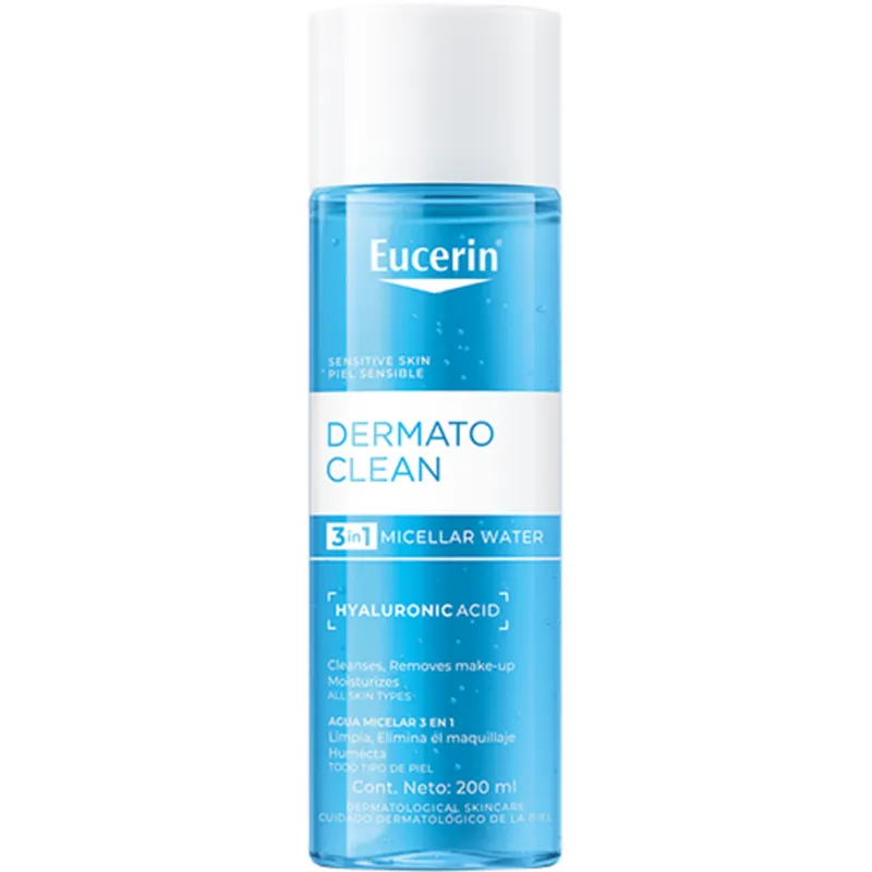 Bild 2 för Eucerin DermatoClean 3 in 1 Micellar Water 200 ml