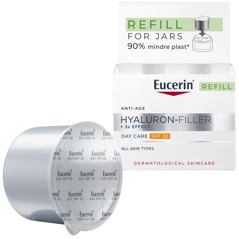 Bild 2 för Eucerin Hyaluron-Filler +3x Effect  Day Cream SPF30 Refill 50 ml