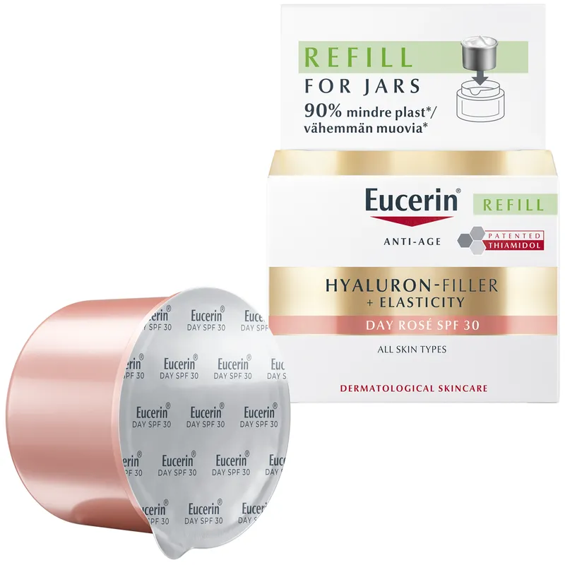 Bild 2 för Eucerin Hyaluron-Filler + Elasticity Day Rosé SPF30 Refill 50 ml