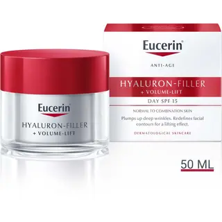 Produktfoto för Eucerin Hyaluron-Filler + Volume-Lift Day Cream SPF15 Normal to Combination Skin 50 ml