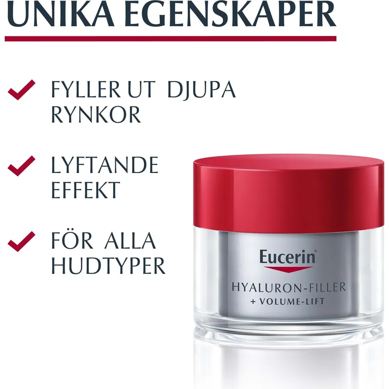 Bild 2 för Eucerin Hyaluron-Filler + Volume-Lift Night Cream 50 ml