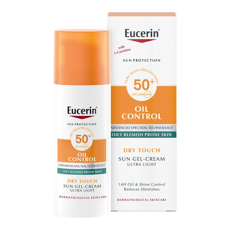 Bild 2 för Eucerin Oil Control Sun Gel-Cream SPF50+ 50 ml