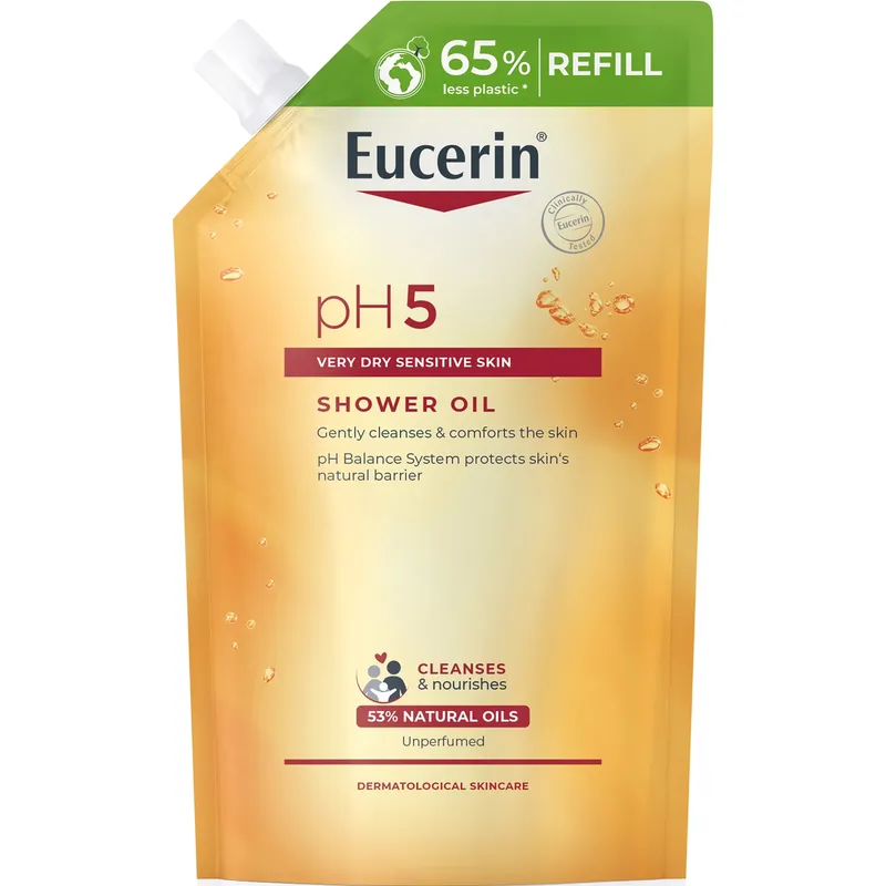 Bild 2 för Eucerin Ph5 Shower Oil Oparfymerad Refill 400ml