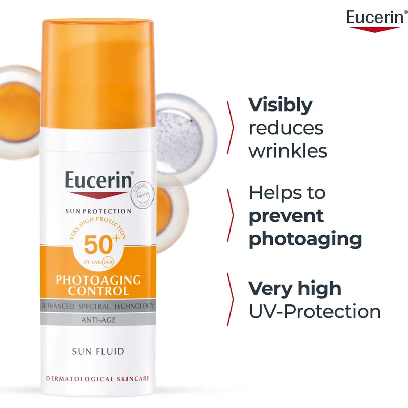 Bild 2 för Eucerin Photoaging Control Sun Fluid SPF50+ 50 ml