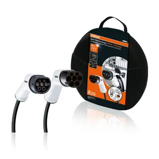 Produktfoto för EV-Charge cable 5m, Type 2 to Type 2, 1 Phase 32A