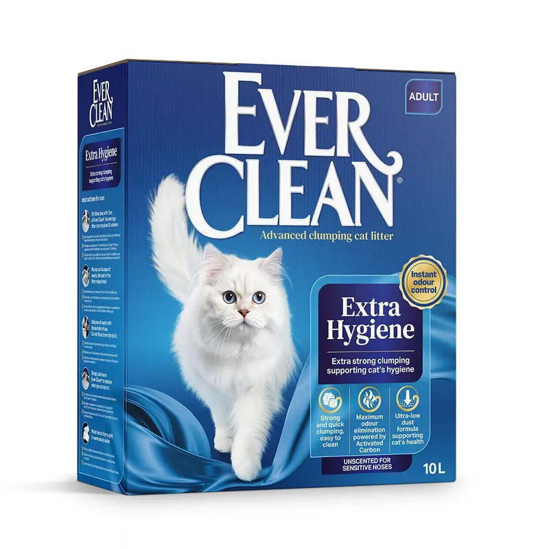 Bild 1 för Ever Clean Extra Strong Unscented Kattsand (10 l)