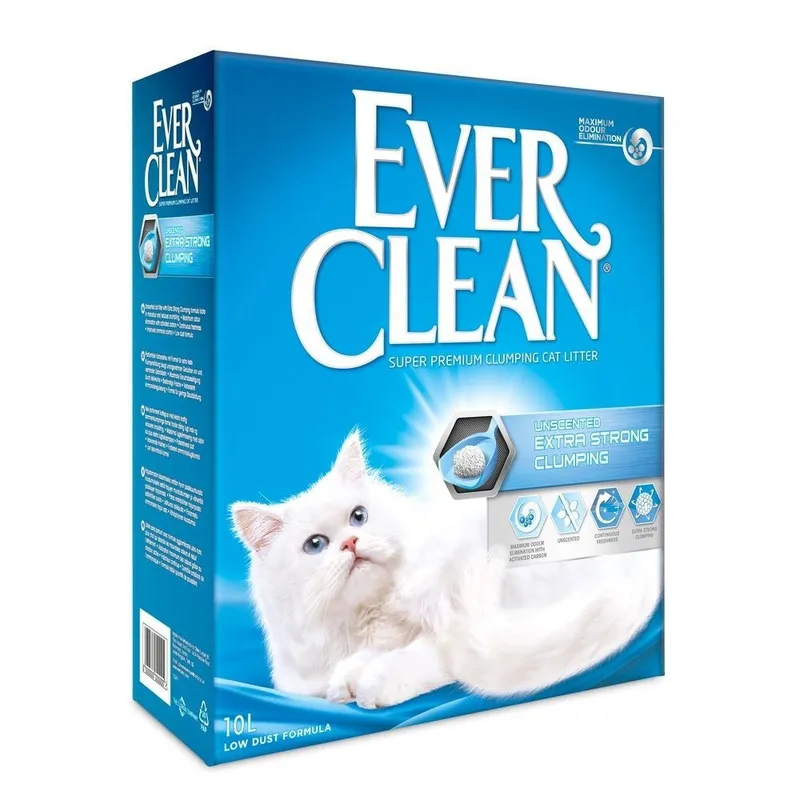 Bild 2 för Ever Clean Extra Strong Unscented Kattsand (10 l)