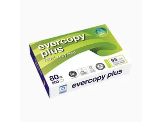 Produktfoto för EVERCOPY Kopieringspapper Recycled A4 80g ohålat