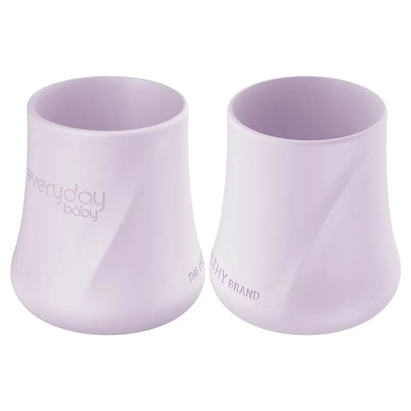 Bild 1 för Everyday Baby silikonmugg 2-p, light lavender