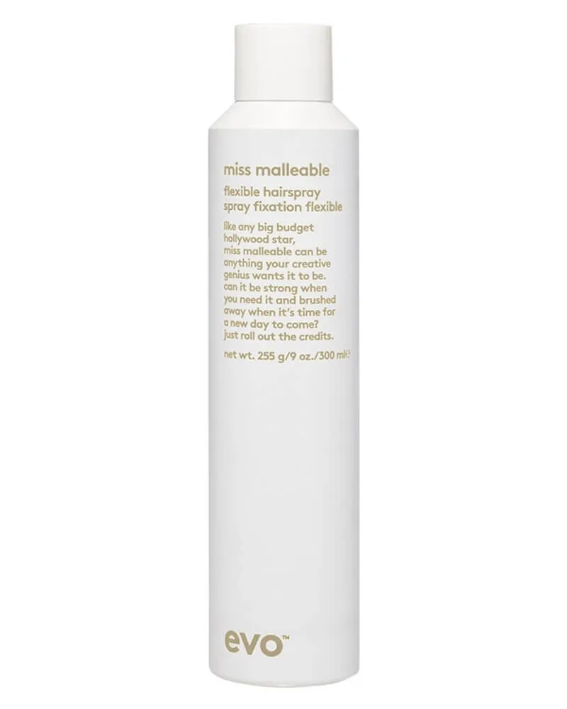 Bild 2 för Evo Miss Malleable Flexible Hairspray 300 ml
